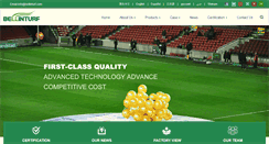 Desktop Screenshot of bellinturf.com
